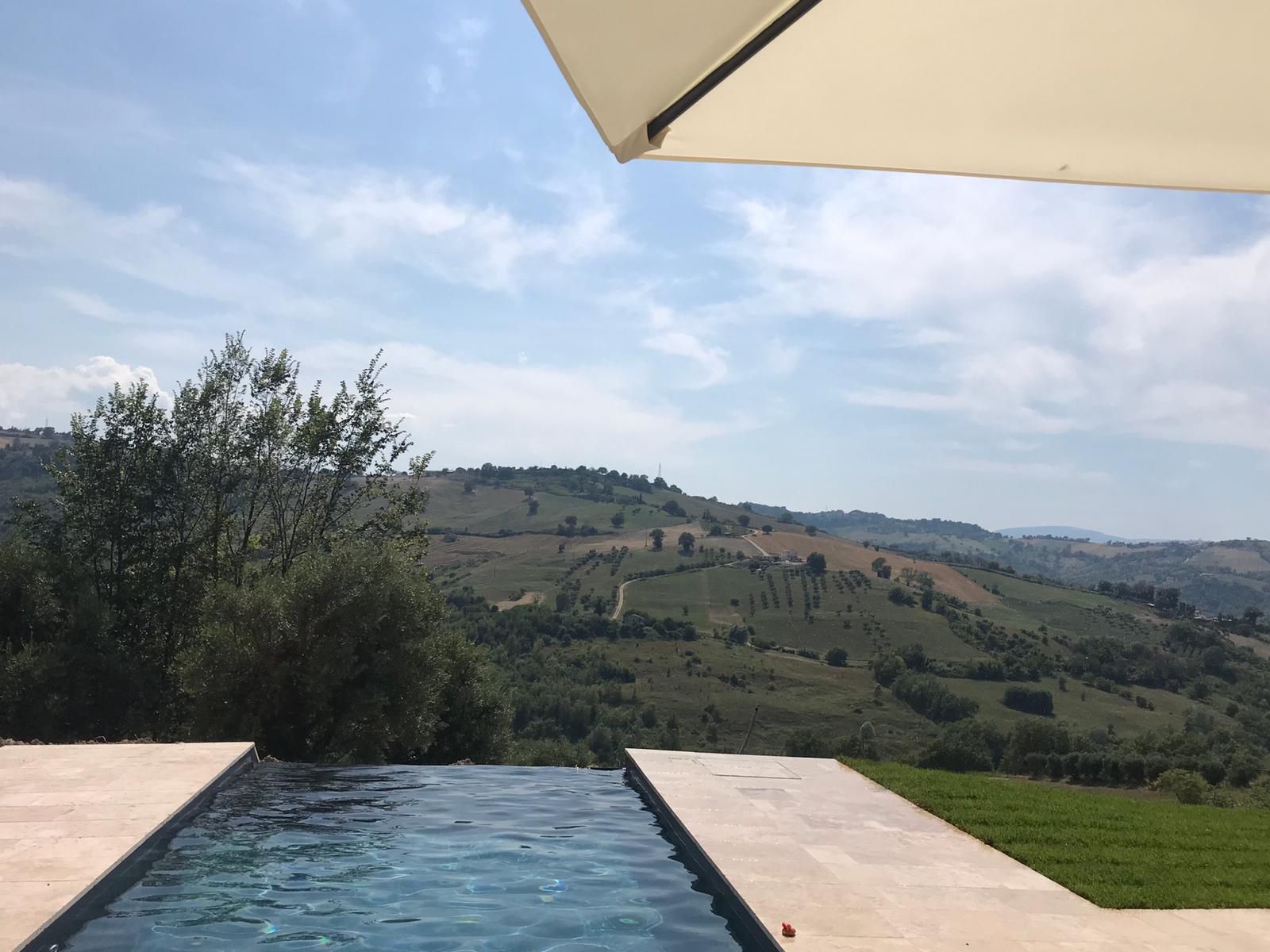 vakantiehuis le marche met zwembad infinity