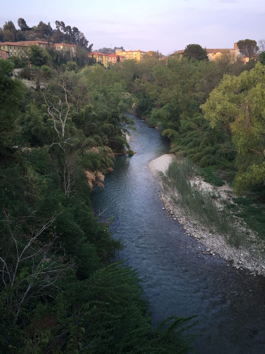 Tronto (rivier) bij Ascoli Piceno