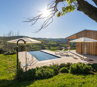 Vakantiehuis le Marche | Casetta Olive | Zwembad & zon & uitzicht